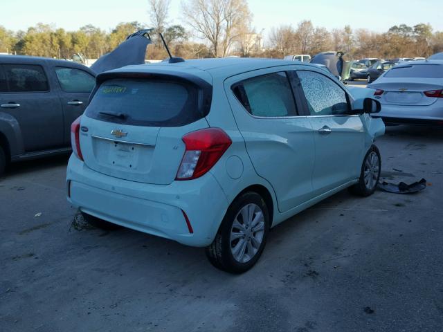 KL8CF6SA8HC781907 - 2017 CHEVROLET SPARK 2LT GREEN photo 4