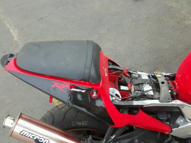 JH2SC50052M003752 - 2002 HONDA CBR900 RR RED photo 6