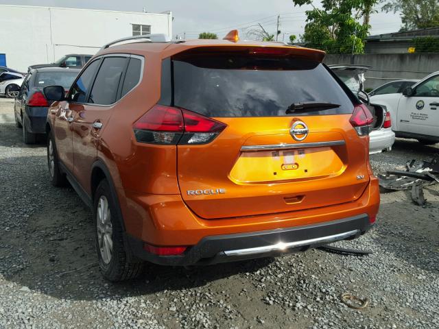 JN8AT2MT3HW134770 - 2017 NISSAN ROGUE S ORANGE photo 3