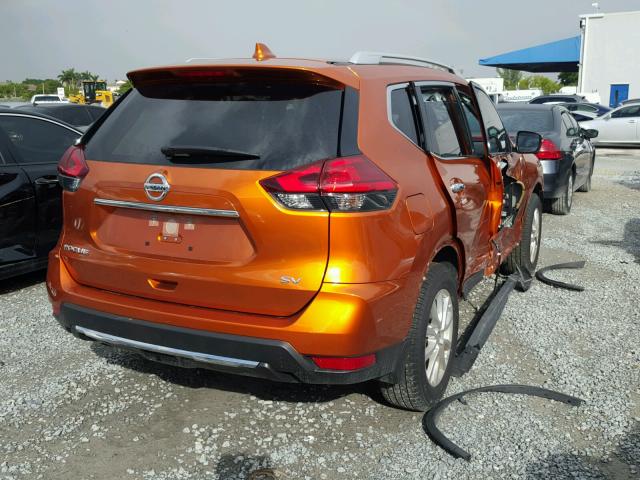 JN8AT2MT3HW134770 - 2017 NISSAN ROGUE S ORANGE photo 4