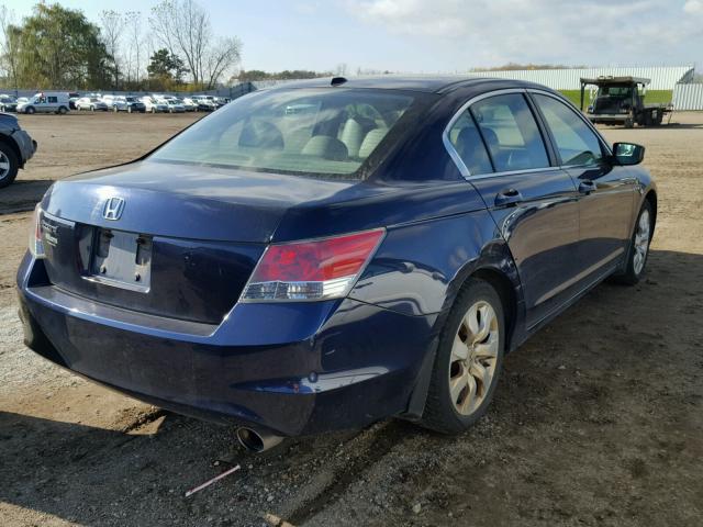 1HGCP26849A067498 - 2009 HONDA ACCORD EXL BLUE photo 4