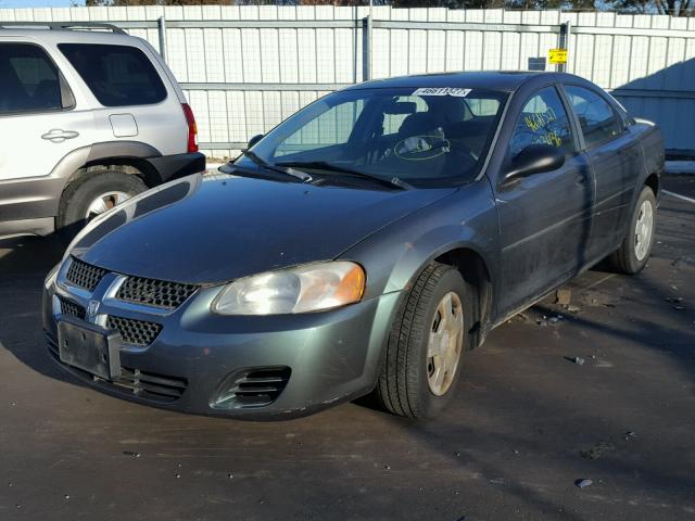 1B3EL36T14N139712 - 2004 DODGE STRATUS SE GREEN photo 2