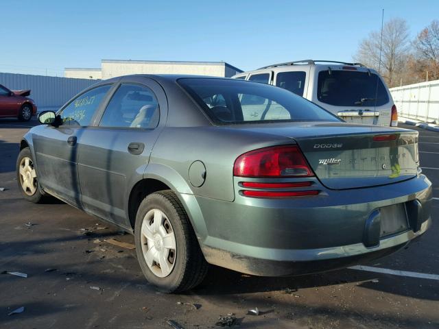 1B3EL36T14N139712 - 2004 DODGE STRATUS SE GREEN photo 3