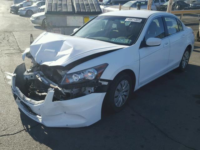 1HGCP2F34BA154263 - 2011 HONDA ACCORD LX WHITE photo 2