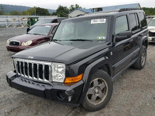 1J8HG48P77C647858 - 2007 JEEP COMMANDER BLACK photo 2