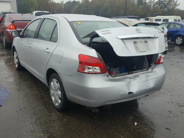 JTDBT903591335485 - 2009 TOYOTA YARIS SILVER photo 3