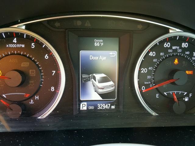 4T1BF1FK7GU205934 - 2016 TOYOTA CAMRY LE ნაცრისფერი ფოტო 8