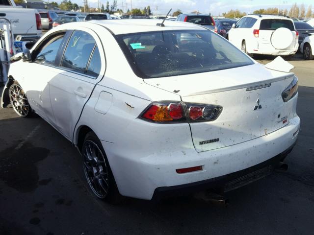 JA32W5FV6DU005014 - 2013 MITSUBISHI LANCER WHITE photo 3