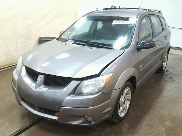 5Y2SL62874Z423634 - 2004 PONTIAC VIBE GRAY photo 2