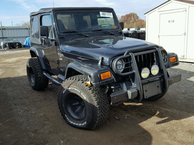 1J4FA49S9YP711079 - 2000 JEEP WRANGLER / BLACK photo 1