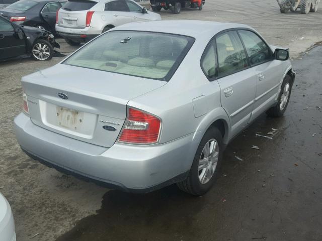 4S4BL86C364204983 - 2006 SUBARU LEGACY OUT SILVER photo 4