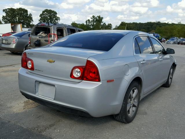 1G1ZC5E11BF149670 - 2011 CHEVROLET MALIBU 1LT SILVER photo 4