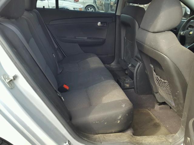 1G1ZC5E11BF149670 - 2011 CHEVROLET MALIBU 1LT SILVER photo 6