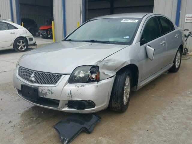 4A32B2FF3AE013014 - 2010 MITSUBISHI GALANT FE SILVER photo 2