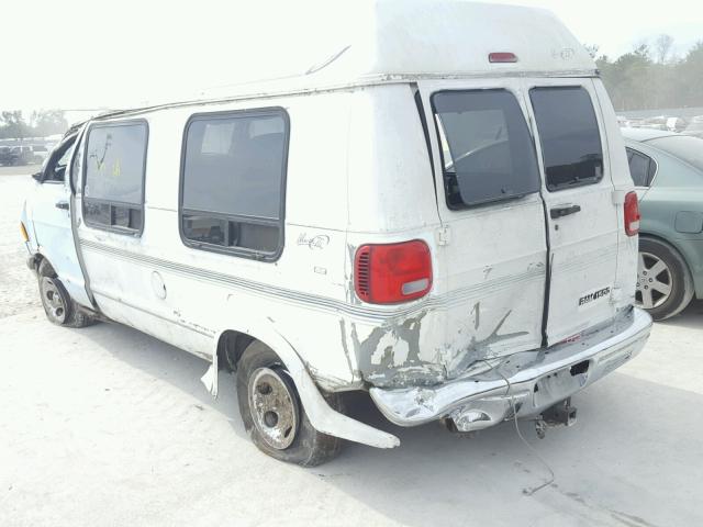 2B6HB11Y3XK575892 - 1999 DODGE RAM VAN B1 WHITE photo 3