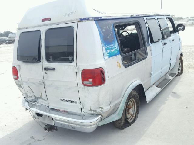 2B6HB11Y3XK575892 - 1999 DODGE RAM VAN B1 WHITE photo 4