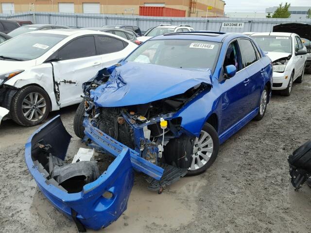 JF1GE6C63AH501993 - 2010 SUBARU IMPREZA 2. BLUE photo 2