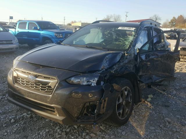 JF2GTADC3JH216073 - 2018 SUBARU CROSSTREK CHARCOAL photo 2