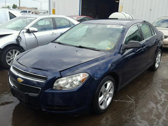 1G1ZB5E1XBF182377 - 2011 CHEVROLET MALIBU LS 蓝色 照片 2