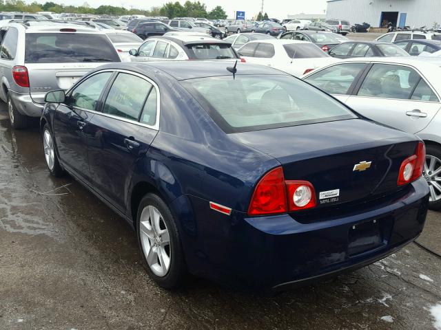 1G1ZB5E1XBF182377 - 2011 CHEVROLET MALIBU LS 蓝色 照片 3