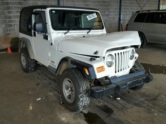 1J4F449S86P733384 - 2006 JEEP WRANGLER / WHITE photo 1