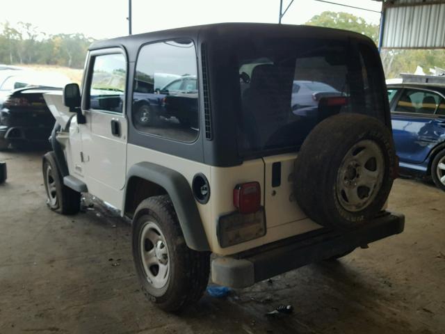 1J4F449S86P733384 - 2006 JEEP WRANGLER / WHITE photo 3