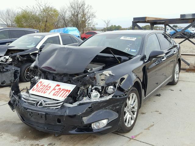 JTHBL5EF0A5098962 - 2010 LEXUS LS 460 BLACK photo 2