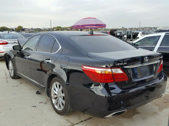 JTHBL5EF0A5098962 - 2010 LEXUS LS 460 BLACK photo 3