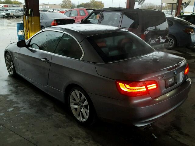 WBADW7C56DE734048 - 2013 BMW 328 I SULE GRAY photo 3