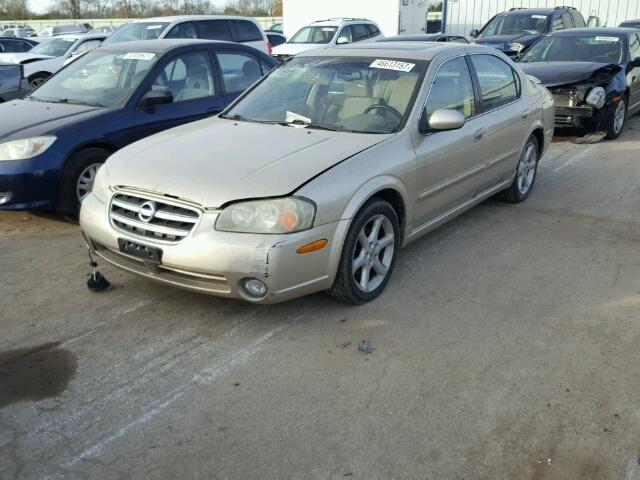 JN1DA31D03T521226 - 2003 NISSAN MAXIMA GLE TAN photo 2