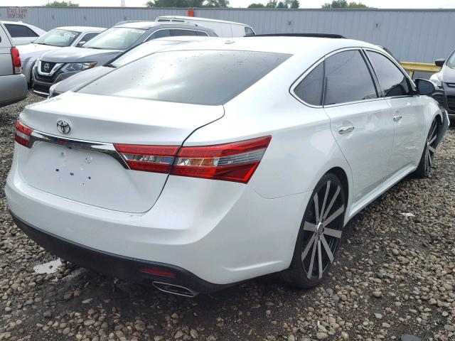 4T1BK1EB7DU073556 - 2013 TOYOTA AVALON BAS Blanc photo 4