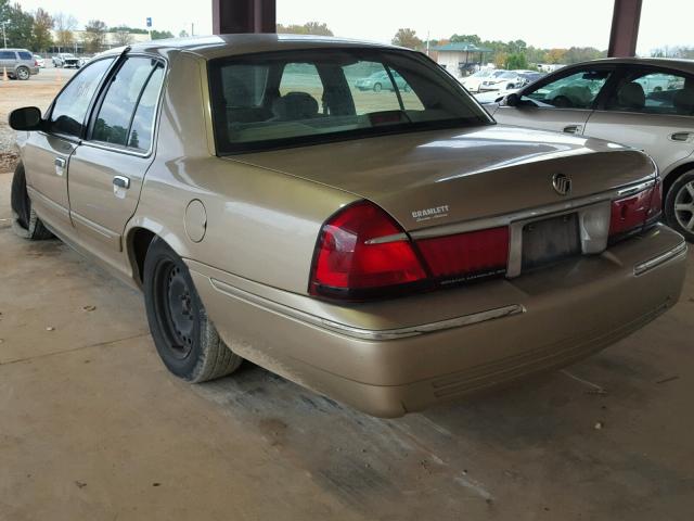 2MEFM74W6XX660866 - 1999 MERCURY GRAND MARQ GOLD photo 3