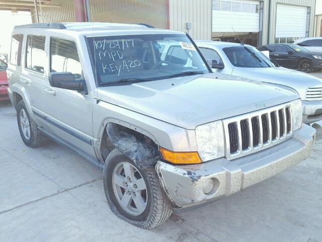 1J8HH48K68C114791 - 2008 JEEP COMMANDER SILVER photo 1