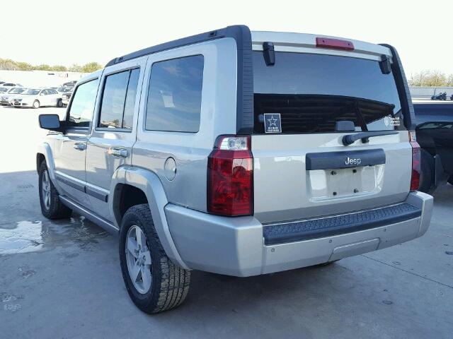 1J8HH48K68C114791 - 2008 JEEP COMMANDER SILVER photo 3