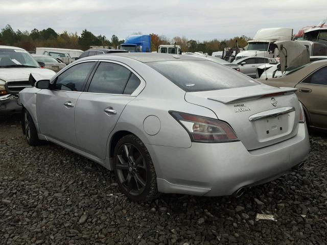 1N4AA5AP2DC814302 - 2013 NISSAN MAXIMA S SILVER photo 3