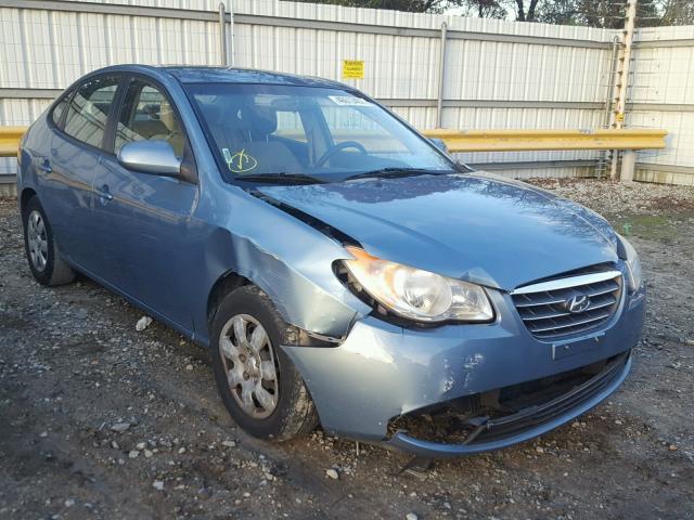 KMHDU46D87U250852 - 2007 HYUNDAI ELANTRA GL BLUE photo 1