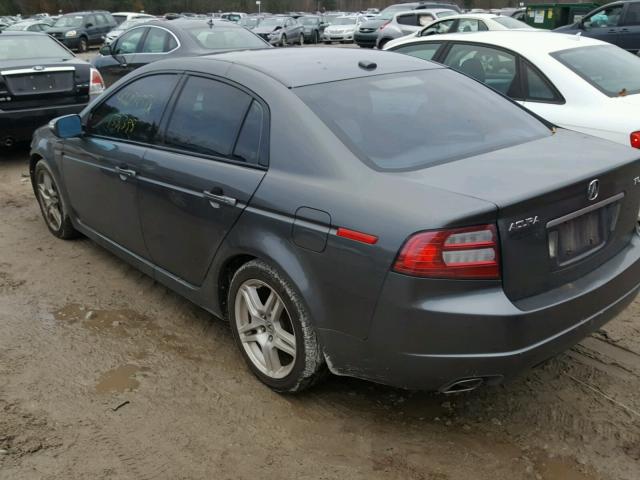 19UUA66288A024497 - 2008 ACURA TL GRAY photo 3