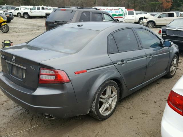 19UUA66288A024497 - 2008 ACURA TL GRAY photo 4