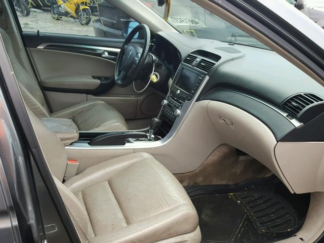 19UUA66288A024497 - 2008 ACURA TL GRAY photo 5