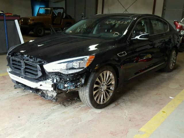 KNALW4D41G6031245 - 2016 KIA K900 BLACK photo 2