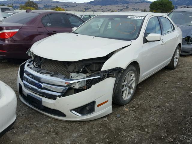 3FAHP0JA1BR293972 - 2011 FORD FUSION SEL WHITE photo 2