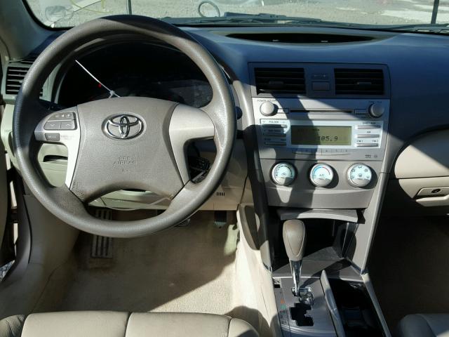 4T1BE46K78U203140 - 2008 TOYOTA CAMRY CE BEIGE photo 9