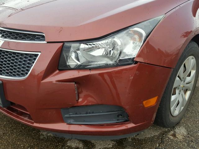 1G1PC5SH8C7266540 - 2012 CHEVROLET CRUZE LS BROWN photo 9