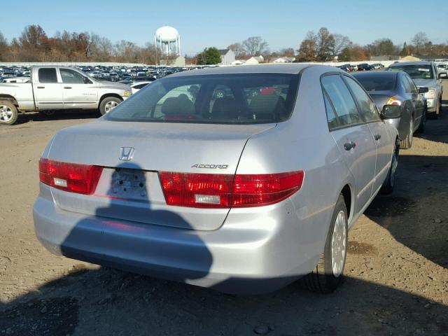 1HGCM56135A113507 - 2005 HONDA ACCORD DX SILVER photo 4