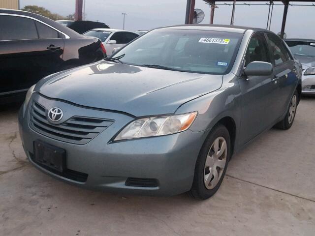 4T1BE46K39U918708 - 2009 TOYOTA CAMRY GREEN photo 2