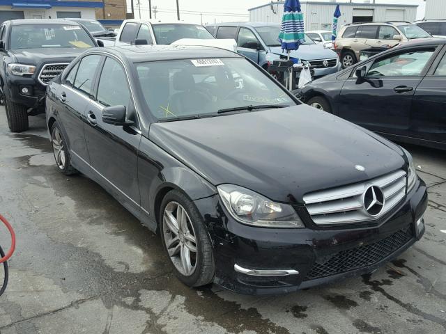 WDDGF8ABXDR251000 - 2013 MERCEDES-BENZ C 300 4MAT BLACK photo 1