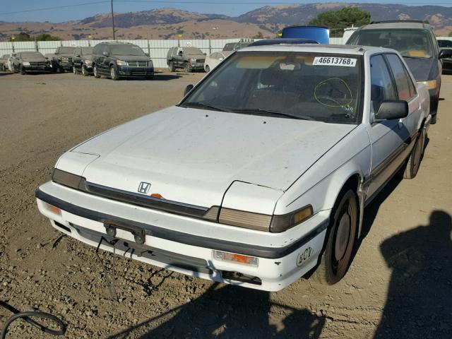 JHMCA5644JC019974 - 1988 HONDA ACCORD LXI WHITE photo 2