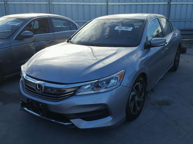 1HGCR2F3XHA291386 - 2017 HONDA ACCORD LX GRAY photo 2