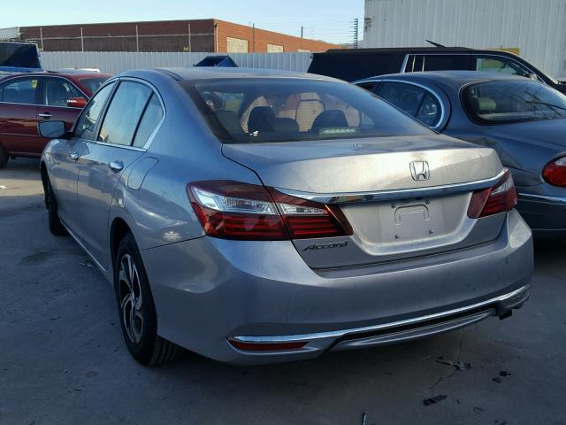 1HGCR2F3XHA291386 - 2017 HONDA ACCORD LX GRAY photo 3