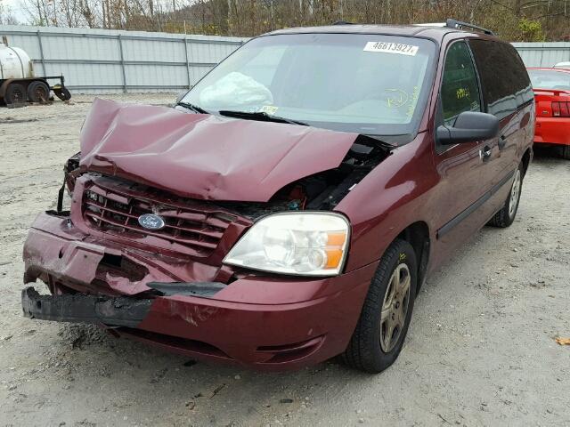 2FMZA51287BA35343 - 2007 FORD FREESTAR S MAROON photo 2